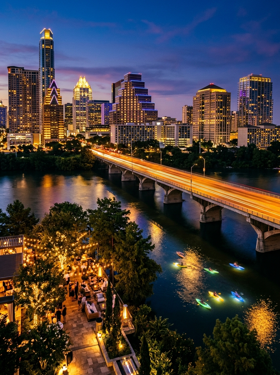 Austin Vibrante: Capital Mundial de la Música en Vivo y Lifestyle